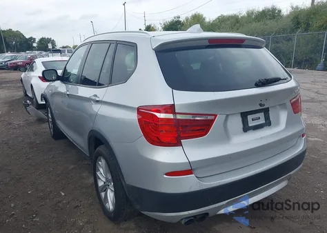 2013 BMW X3 xDrive28I из США, поврежденный, VIN 5UXWX9C52D0A30786